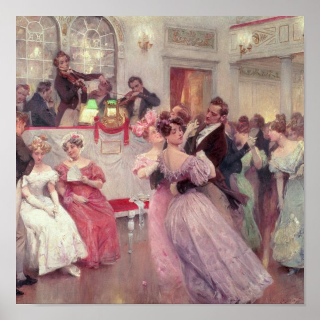 Strauss and Lanner - The Boll, 1906 Poster (Framsidan)