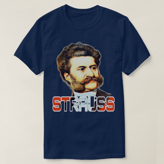 strauss johann strauss t shirt (Design framsida)