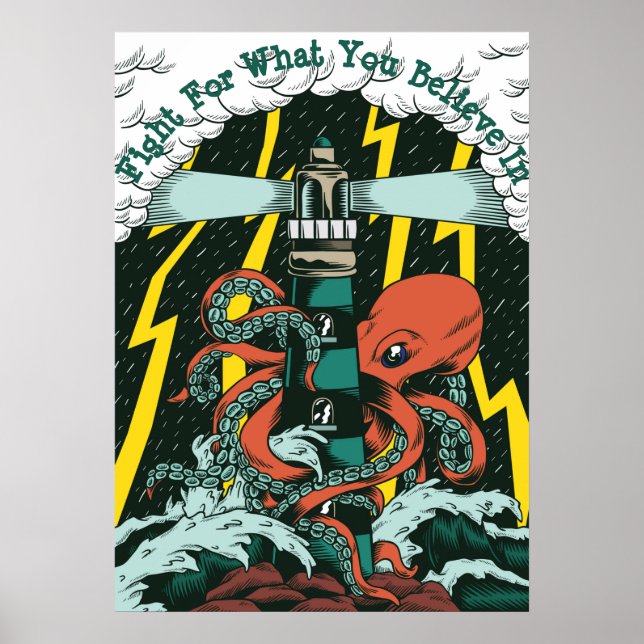 Sträva efter det ni tror på poster (Framsidan)