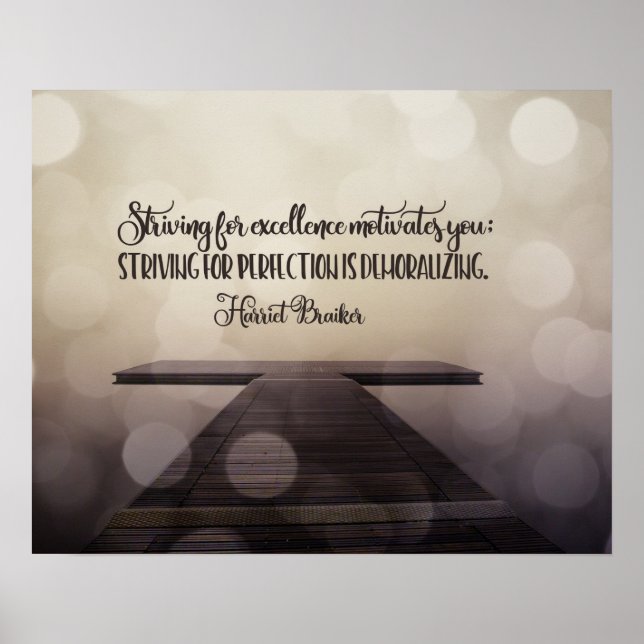 Sträva efter excellens poster (Framsidan)