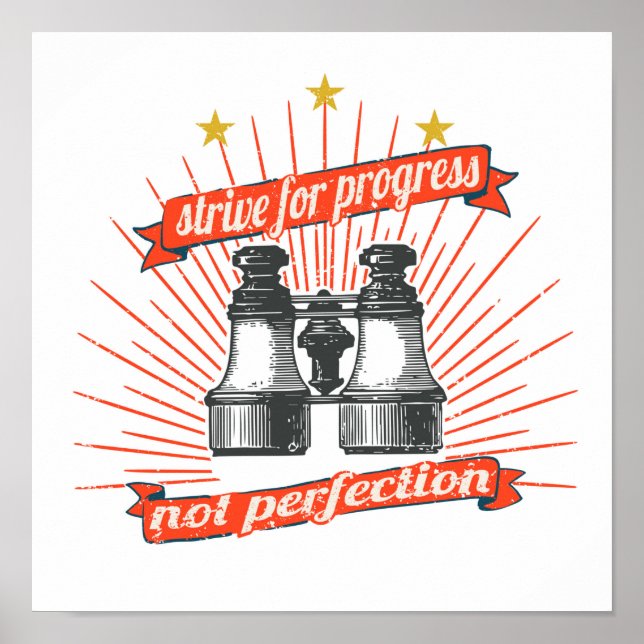 Sträva efter framsteg poster (Framsidan)