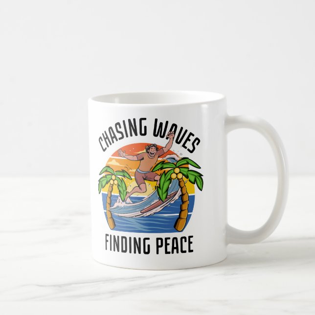 Sträva efter fred i Vinkara Kaffemugg (Höger)