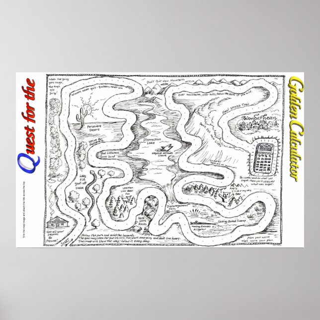 Sträva efter Golden Calculator-spelets Poster (Framsidan)