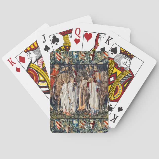 Sträva efter Heliga Grail, Arming,Avgång av kvälla Casinokort (Baksidan)