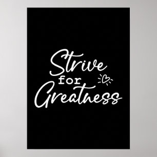 Sträva efter storhet, elegans, framgångsmognad poster