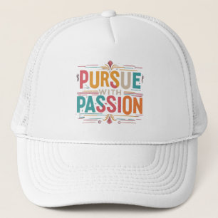 "Sträva med passion" - inspirationstvätt - bränsle Keps