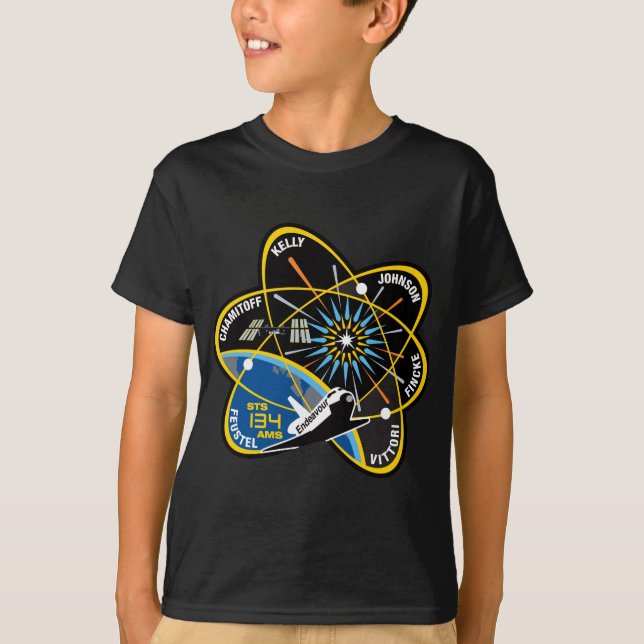 Strävan för STS 134 Tee Shirt (Framsida)