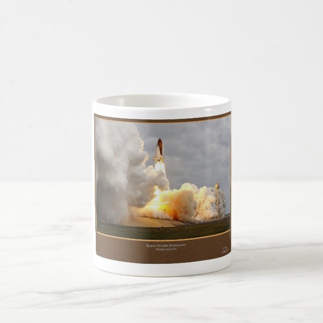Strävanfinalbarkass STS-134 Kaffemugg (Center)