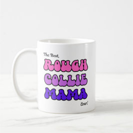 Strävhårig collie-mamma kaffemugg