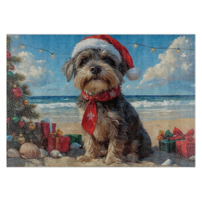Strävhårig stående griffeltik Jul Strand (Framsidan)