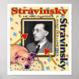 Stravinsky hade glasögon. poster