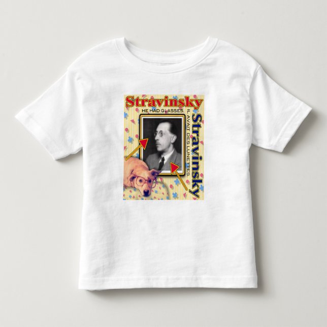 Stravinsky - han hade exponeringsglas tee shirt (Framsida)