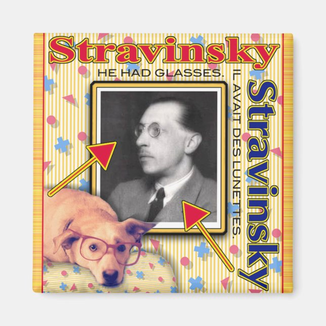 STRAVINSKY MAGNET (Framsidan)