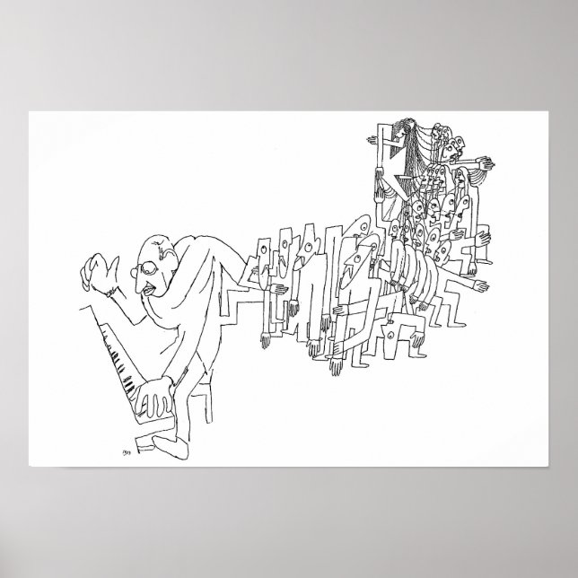 Stravinsky Piano Poster (Framsidan)