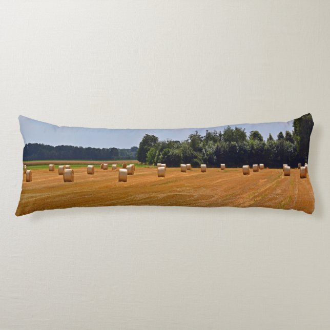 Straw Bales i Fält Kroppskudde (Framsidan)