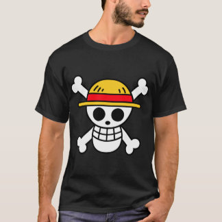 Straw hat jolly roger Magnet T Shirt