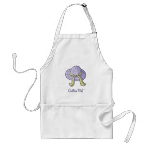 Straw Hat Lilac Förkläde