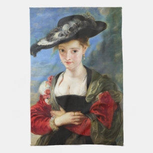Straw Hat Peter Paul Rubens mästerverk Kökshandduk