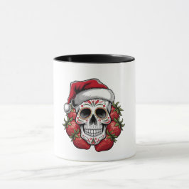 straw santa Day of the Dead Mugg