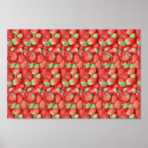Strawbearry - Gömt 3D-utskrift Poster