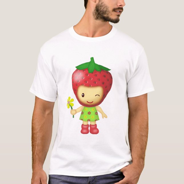 Strawbelicios Tee Shirt (Framsida)
