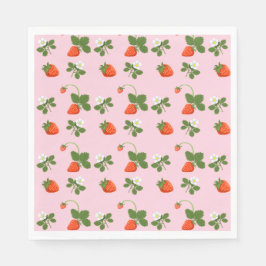 Strawberries Pappersservett