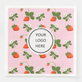 Strawberries Pappersservett