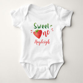 Strawberry baby bodysuite Berry söt en flicka T Shirt