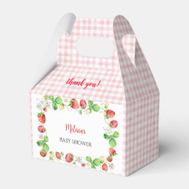 Strawberry Baby Shower Thank You Presentaskar