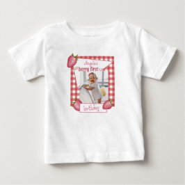 Strawberry Berry Första Födelsedagen T Shirt