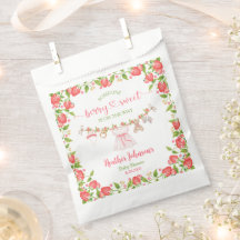 Strawberry Berry Söt Klädtork Babyfirande