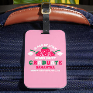 Strawberry Berry Sweet Studenten Bagagebricka