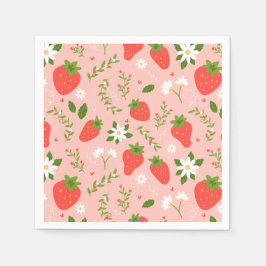 Strawberry Blossom Pappersservett