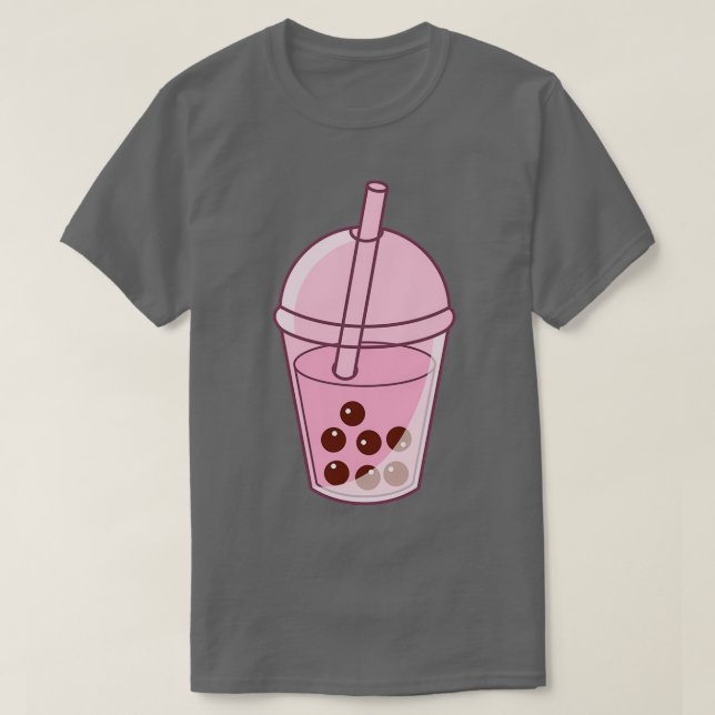 Strawberry Boba Tea 1 T Shirt (Design framsida)