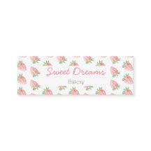 Strawberry business card mini