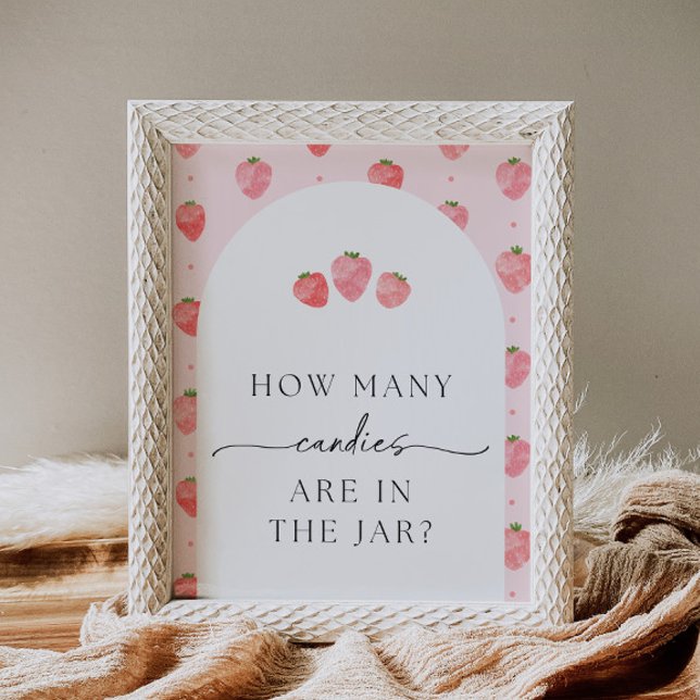 Strawberry Candies Party Sign (Skapare uppladdad)