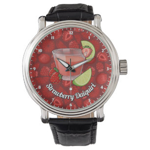 Strawberry Daiquiri Cocktail Armbandsur