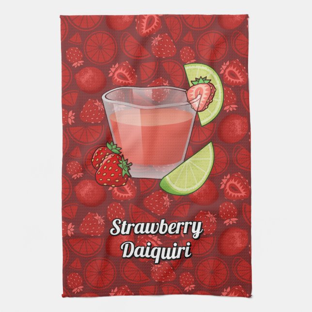 Strawberry Daiquiri Towel Kökshandduk (Vertikal)