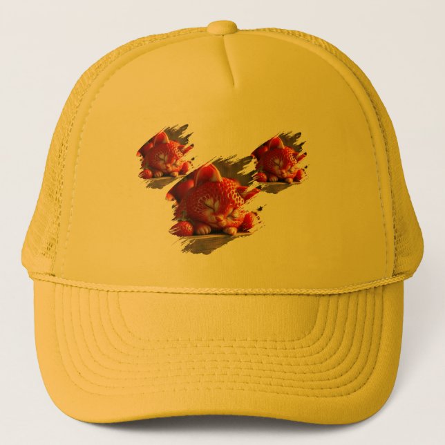 Strawberry dog Hat Keps (Framsida)