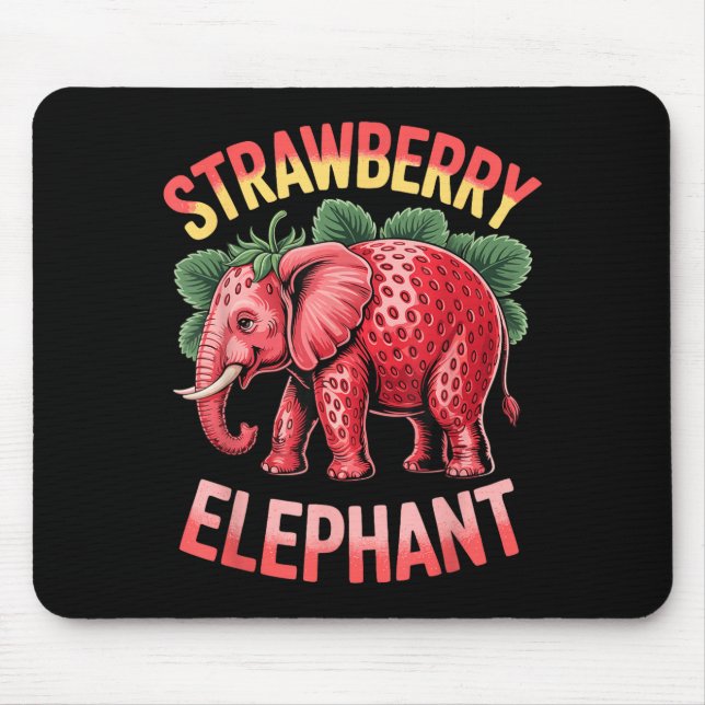 Strawberry Elephant Cute Meme Kids Italian Brainro Musmatta (Framsidan)