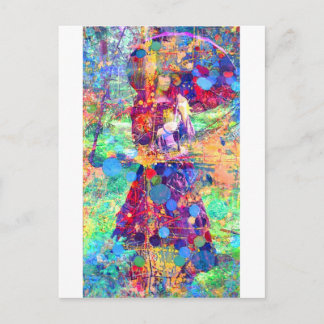 STRAWBERRY FÄLT FOREVER VYKORT