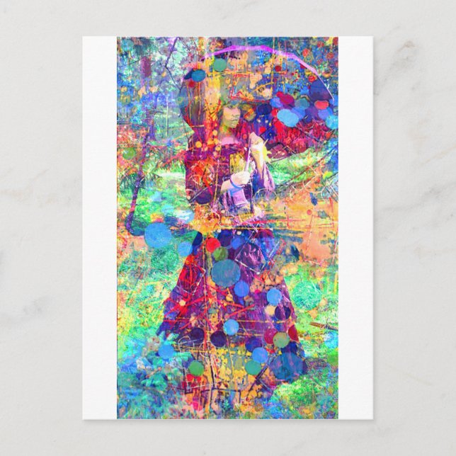 STRAWBERRY FÄLT FOREVER VYKORT (Framsida)