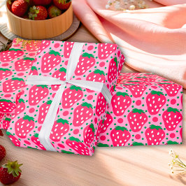 Strawberry First Birthday Celebration Presentpapper