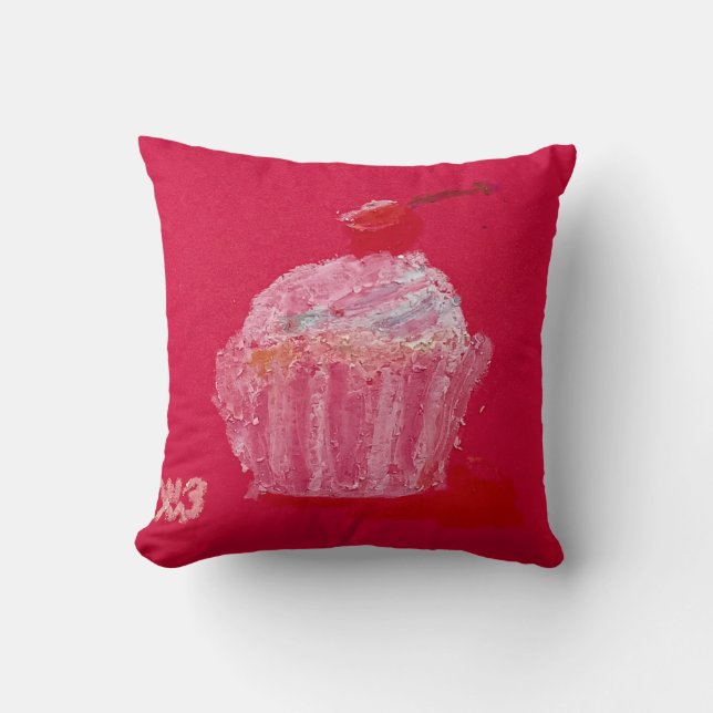 Strawberry Frosting Kudde (Framsida)