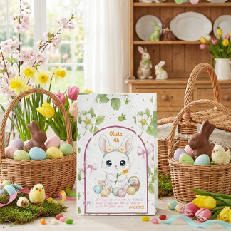 Strawberry Gaze Bunny - Cute Anime Eyes & Ribbon