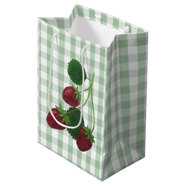 Strawberry Gift Bag (Framsidan Vinklad)