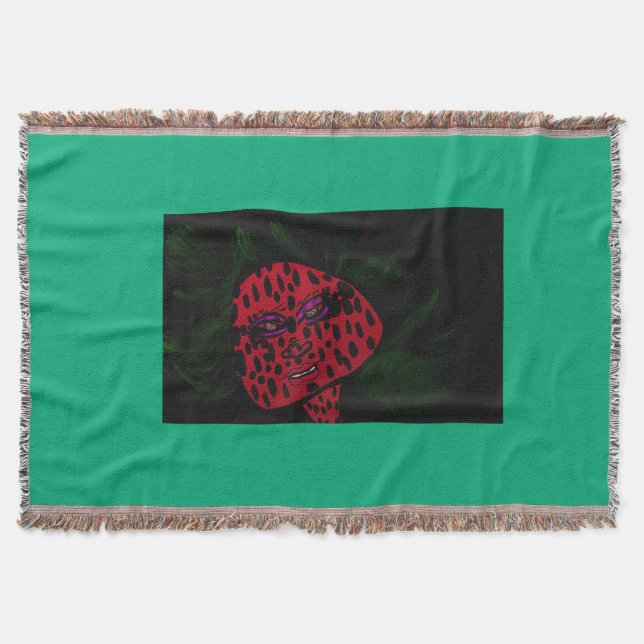 Strawberry Glamour  Filt (Framsidan)