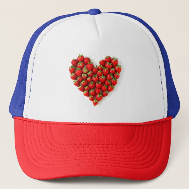 Strawberry Heart Keps (Framsida)