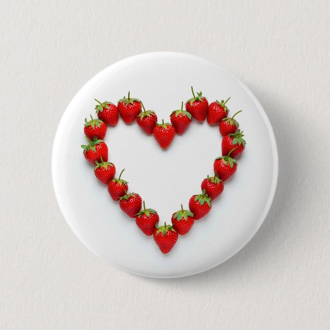 Strawberry Heart Knapp (Framsida)