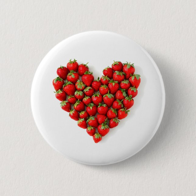 Strawberry Heart Knapp (Framsida)